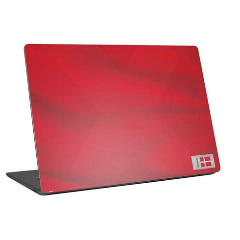 Denmark Soccer Flag Universal Laptop 11in (8.8 x 6.2in) Skin